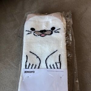 garage clothing women's seal socks mid calf